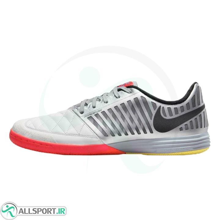 کفش فوتسال نایک لونارگتو طرح اصلی  Nike Lunar Gato Ii Ic M Silver Orang